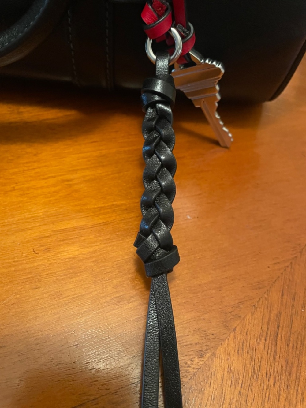 COACH Black Shiny Smooth Calf Leather Satchel With Charms - NWT - Picture 14 of 16